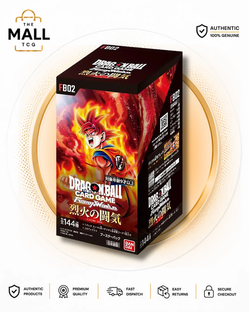 Sealed FB02 Blazing Aura Booster Box Japanese Dragon Ball Cards