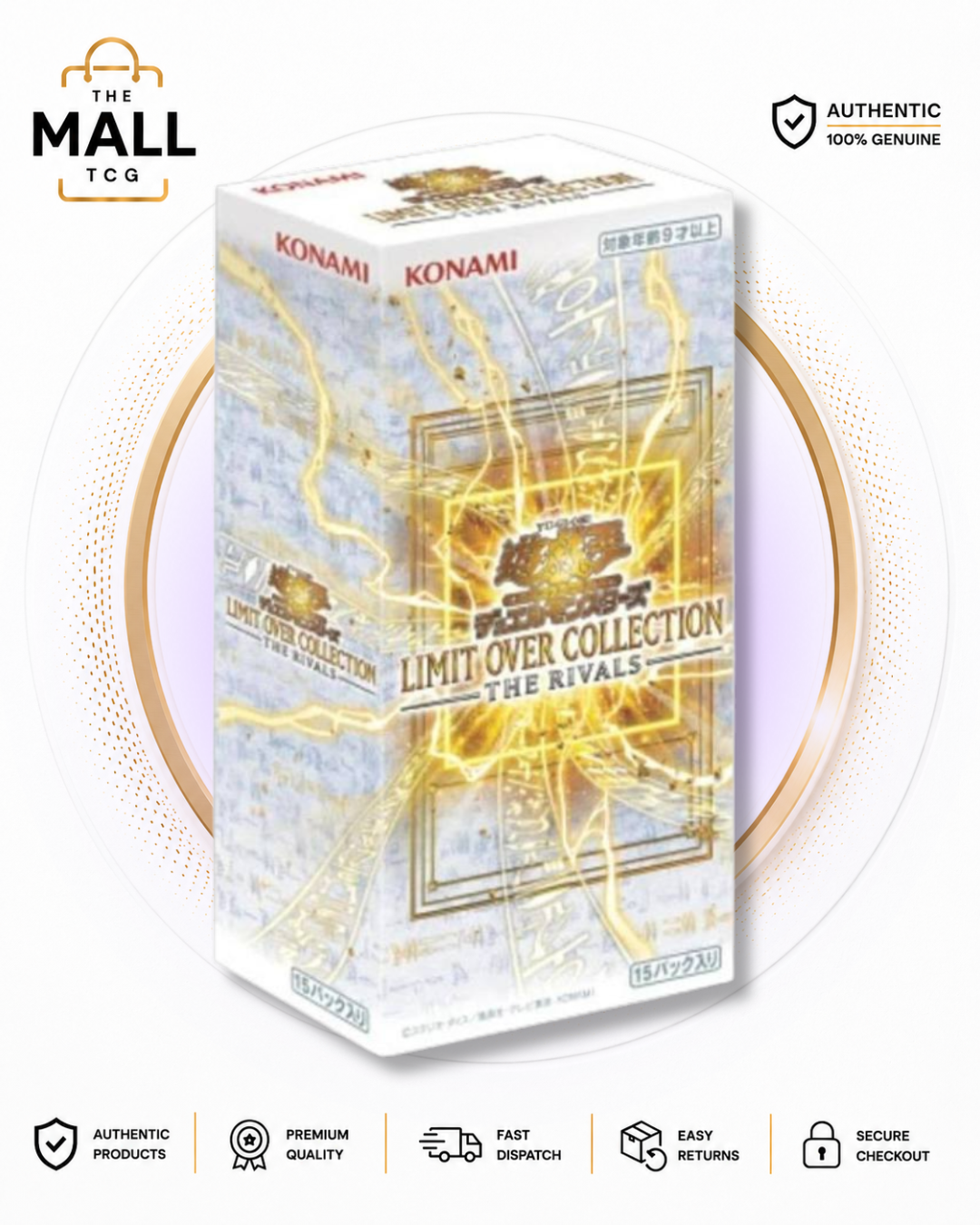 Yu-Gi-Oh The Rivals Limit Over Collection Japanese Booster Box Factory Sealed