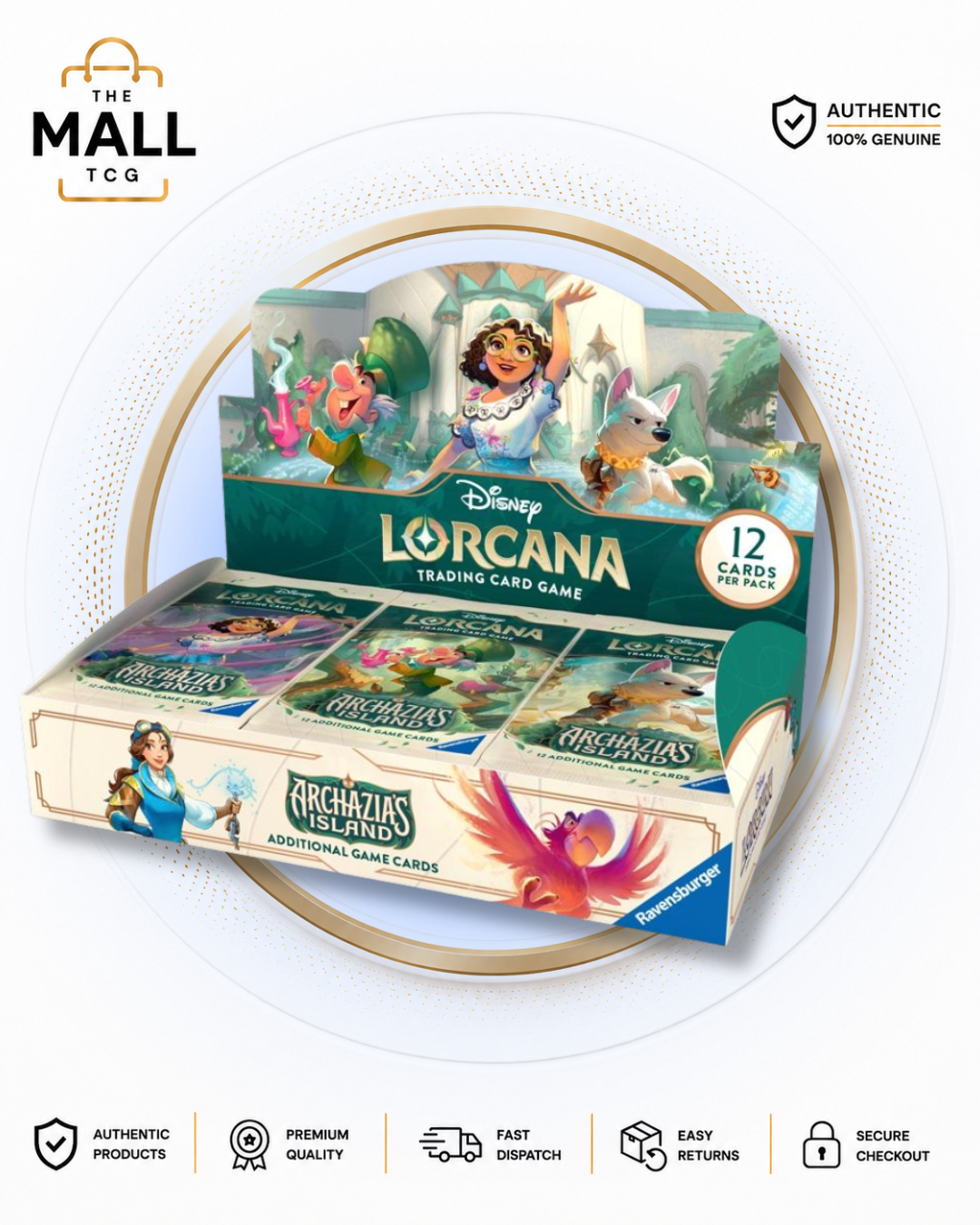 Disney Lorcana Archazias Island Booster Box English Edition Factory Sealed