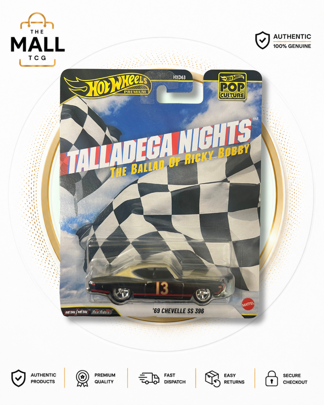 Hot Wheels Premium Pop Culture HXD63 1:64 Die-Cast Cars | Choose Your Vehicle
