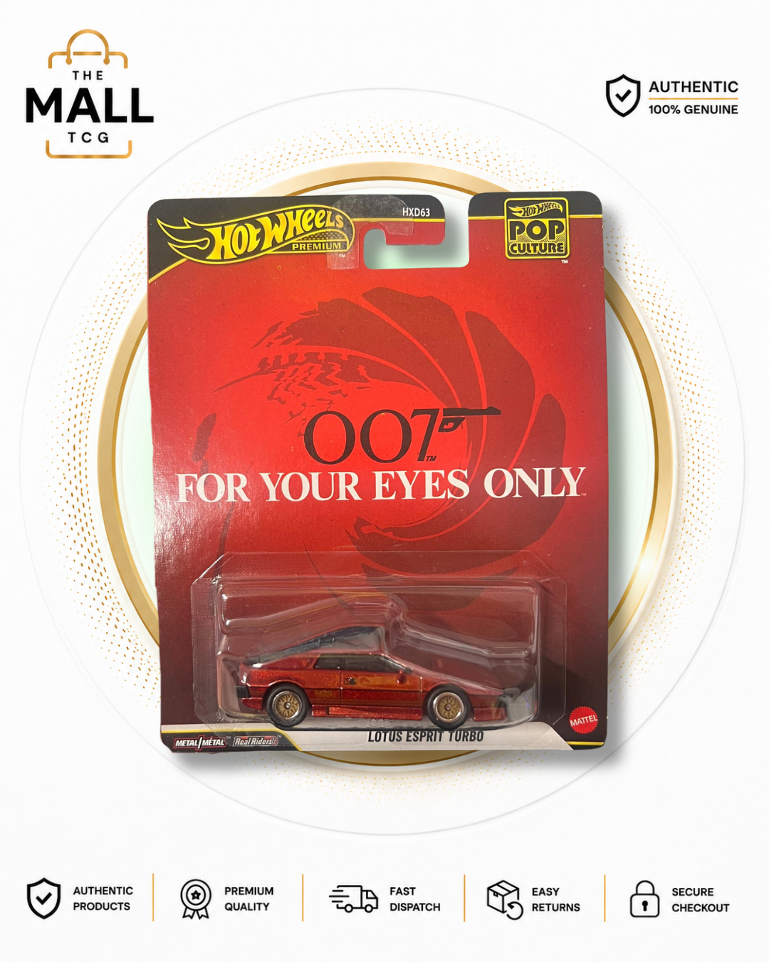 Hot Wheels Premium Pop Culture HXD63 1:64 Die-Cast Cars | Choose Your Vehicle