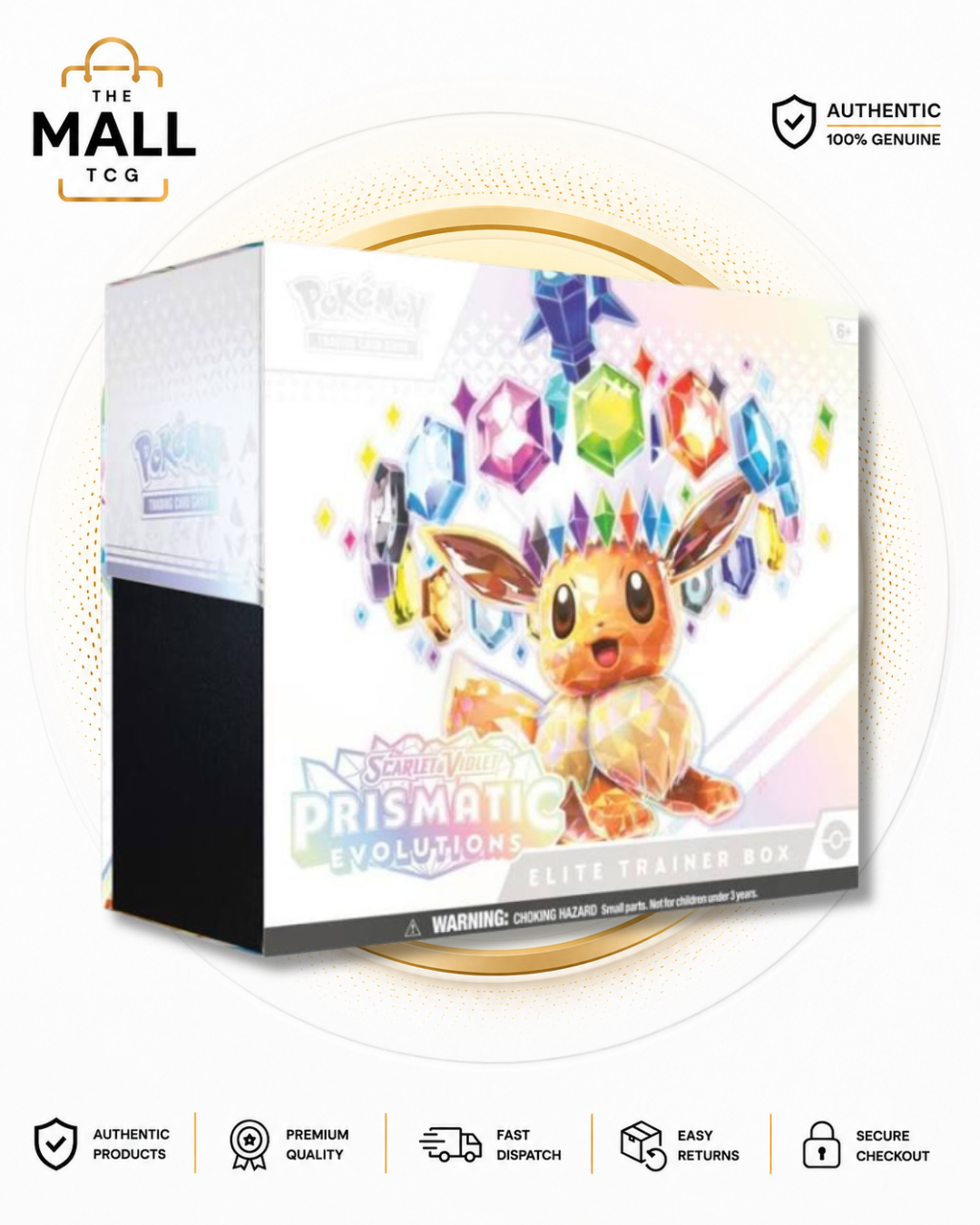 Pokémon Scarlet & Violet Prismatic Evolutions Elite Trainer Box (ETB) | English