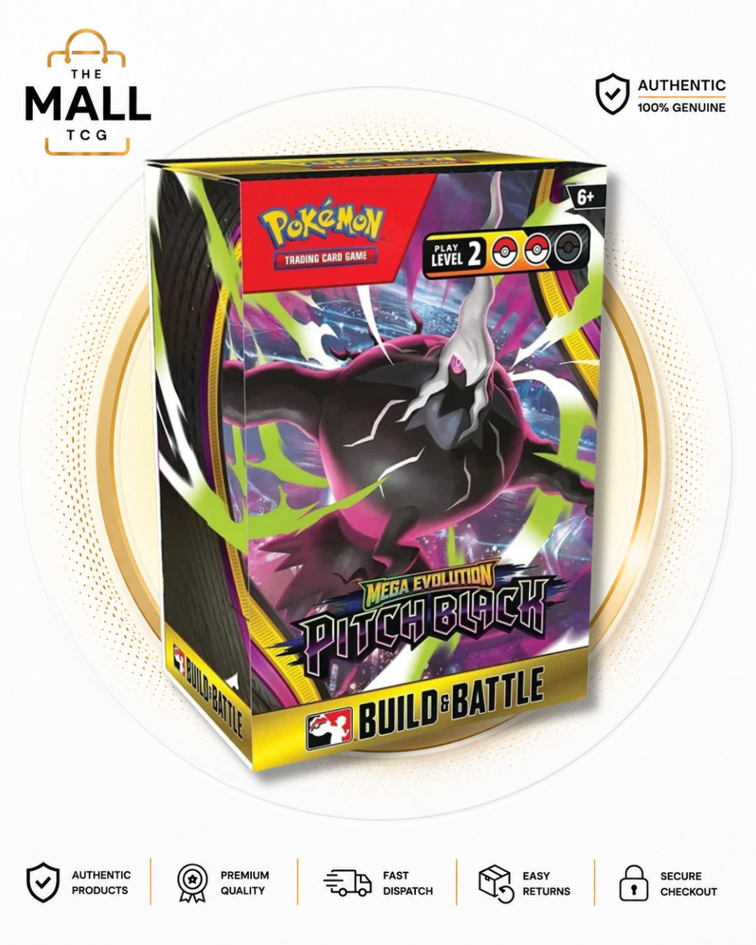 Pokémon Mega Evolution Pitch Black Build & Battle Box | English