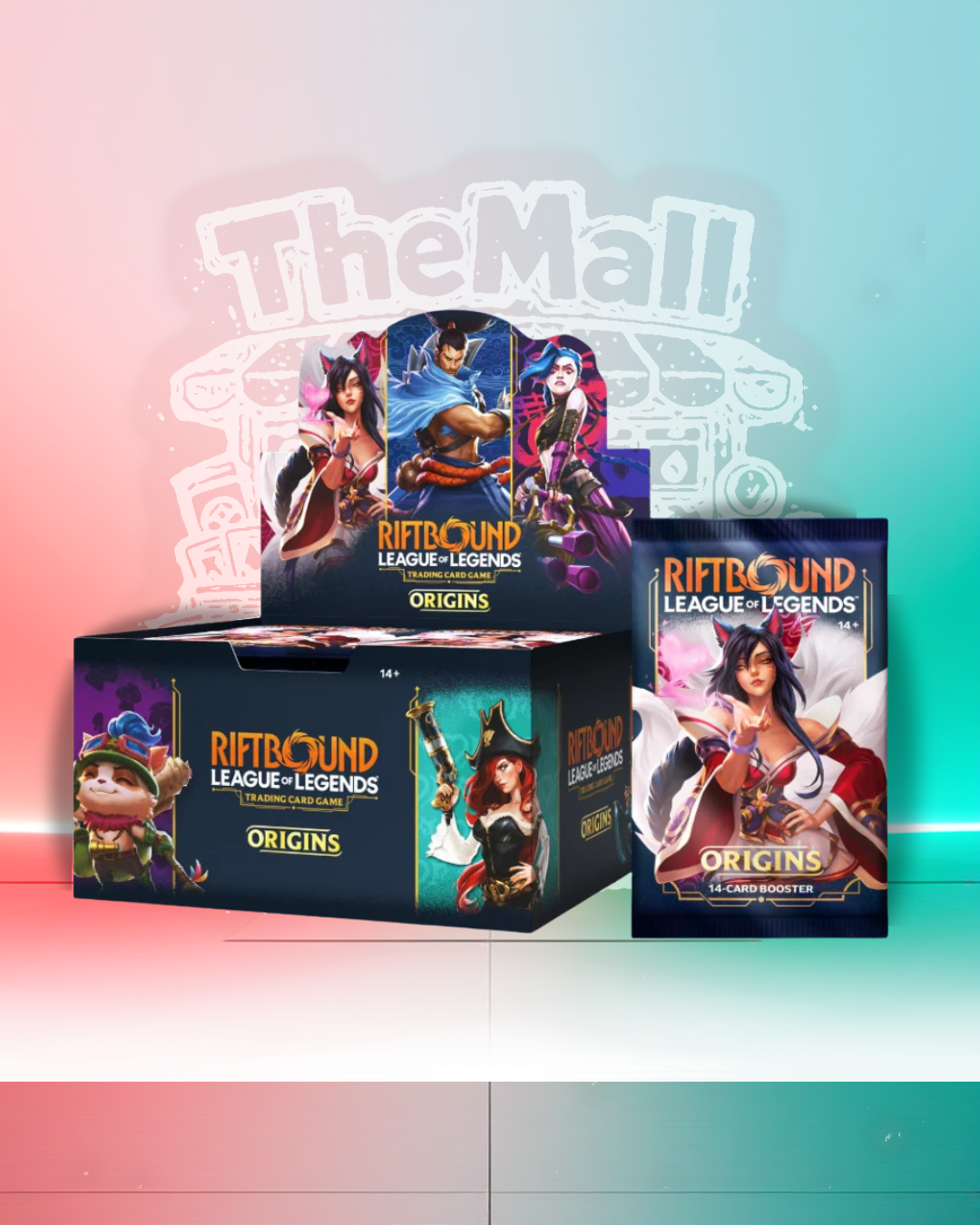 Riftbound League of Legends Origins Booster Box English Trading Card Game Factory Sealed