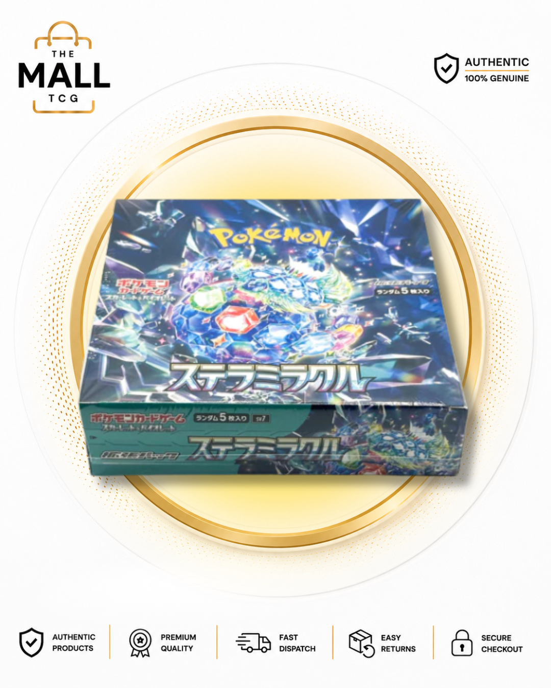 SV7 Stellar Miracle Japanese Booster Box | Pokémon Card Game