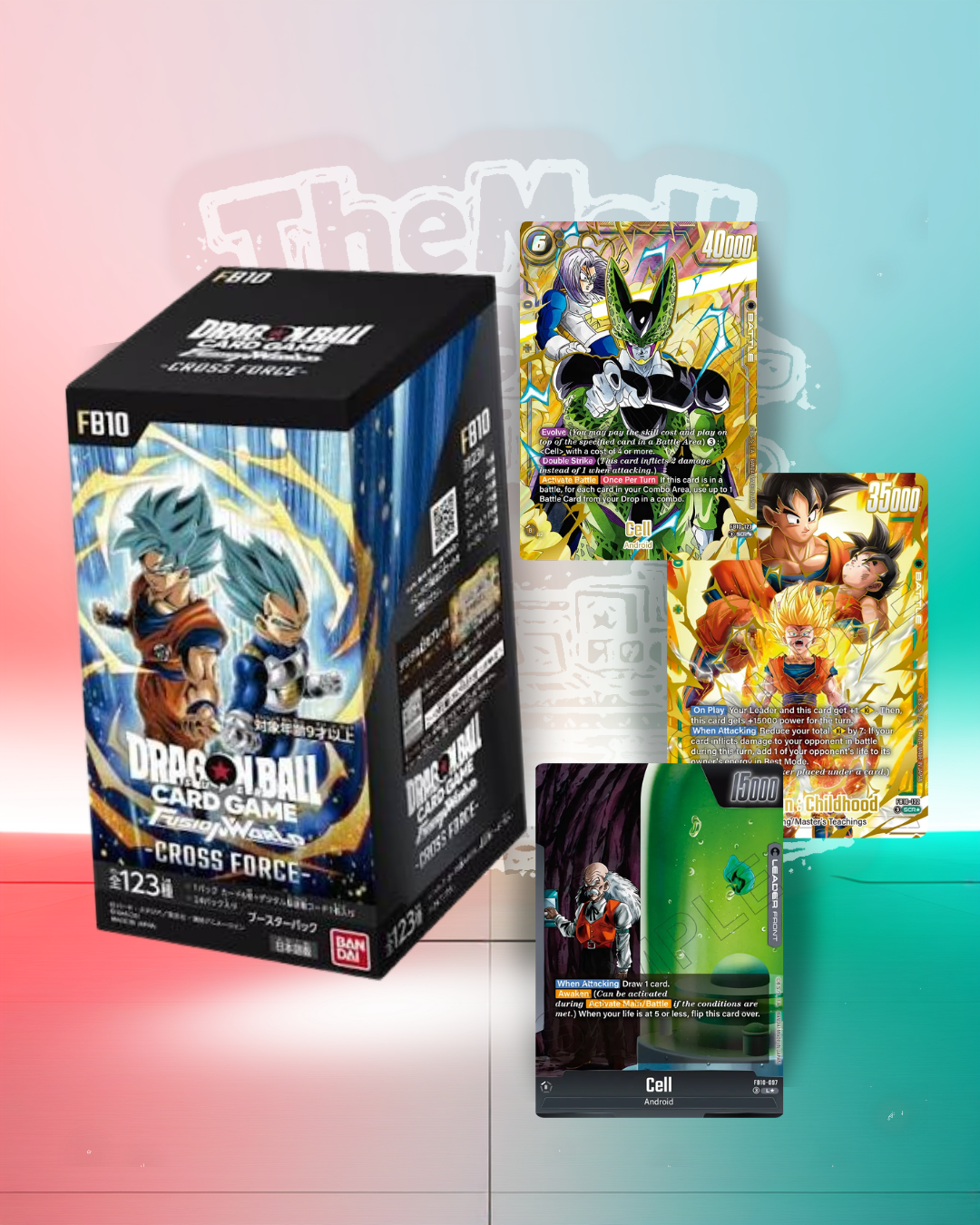 Dragon Ball Fusion World FB10 Cross Force Japanese Booster Box Factory Sealed 24 Packs