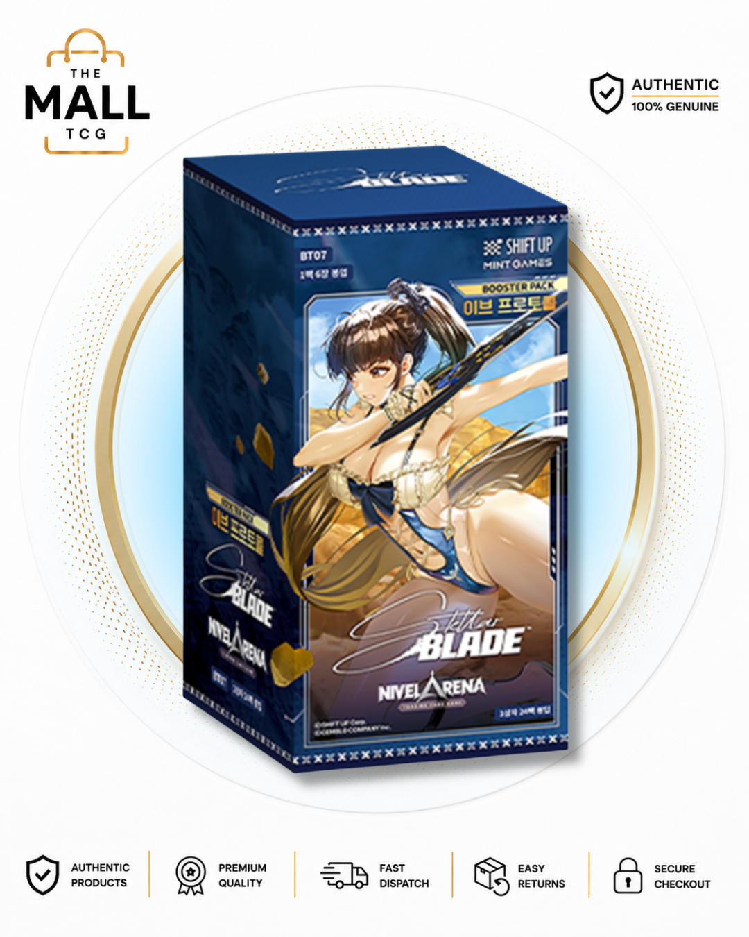 Nivel Arena BT07 Stellar Blade Korean Booster Box Factory Sealed 24 Packs
