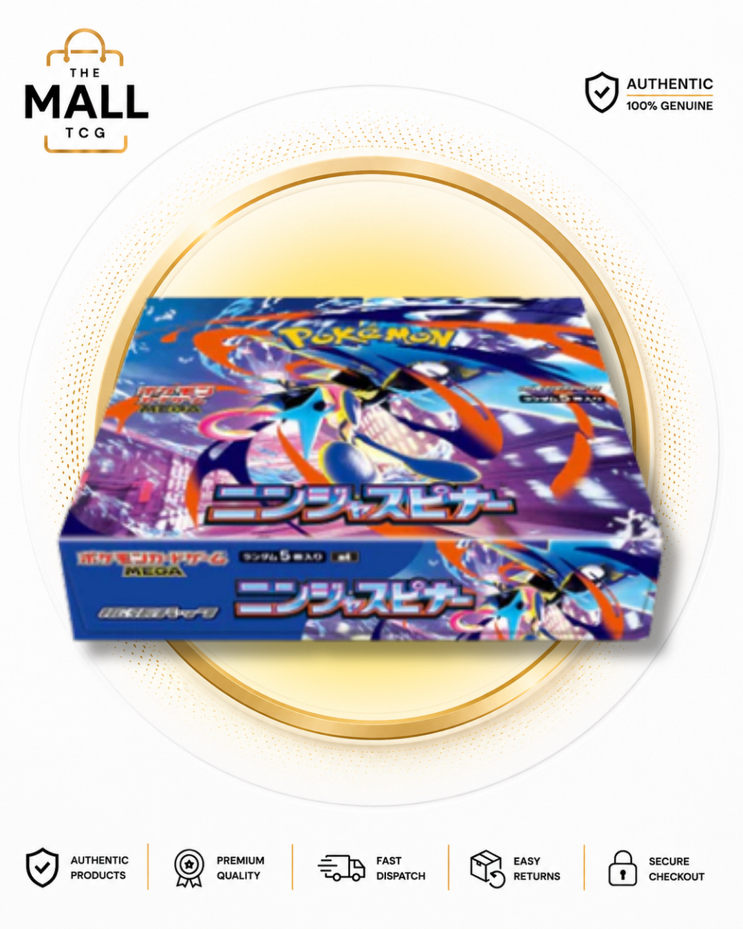 Pokémon Ninja Spinner Japanese Booster Box Factory Sealed 30 Packs