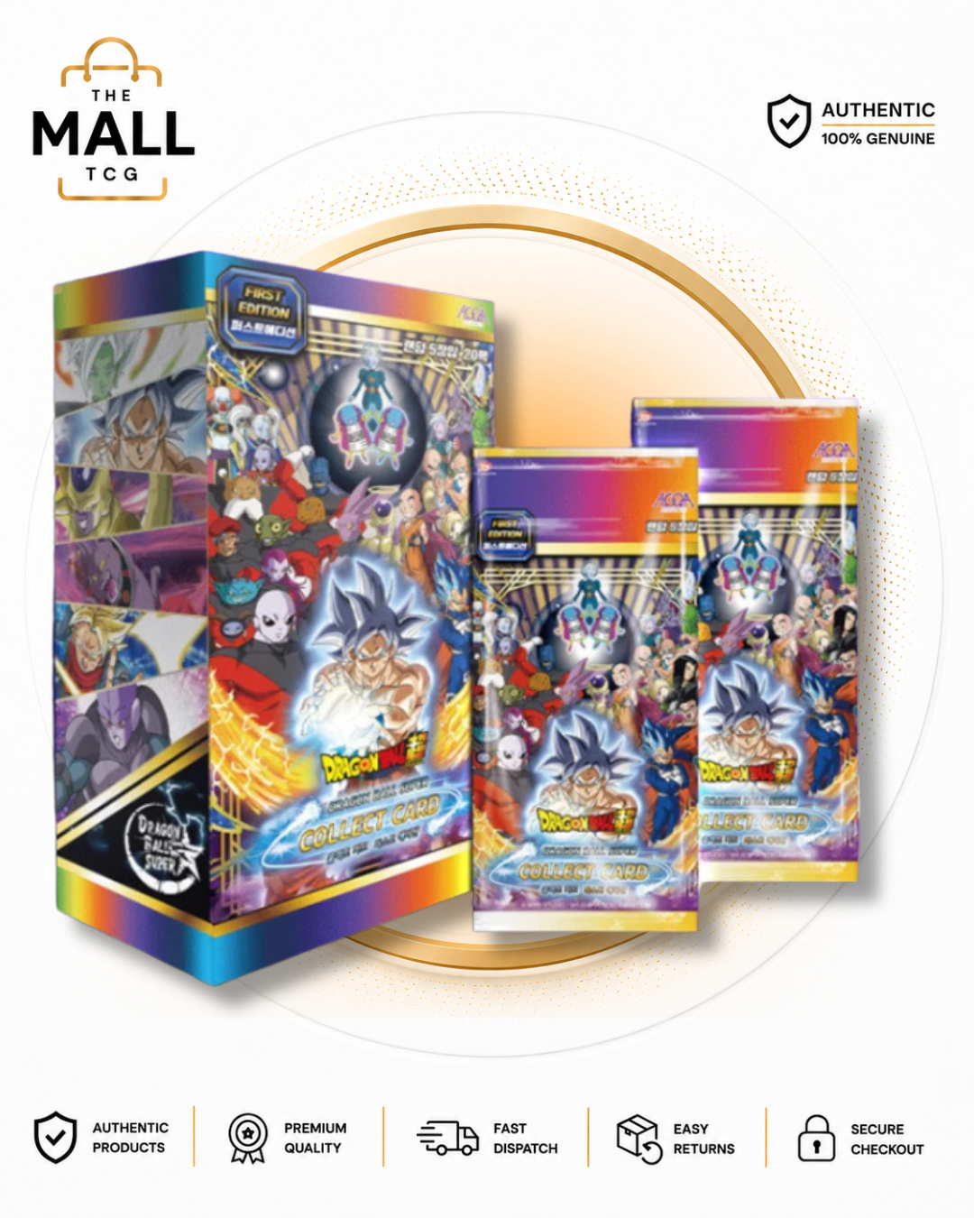 Dragon Ball Super Collect Card First Edition Korean Booster Box Factory Sealed