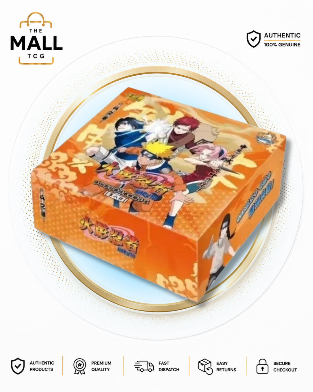 Kayou Naruto Legacy Card Collection Orange Booster Box Chinese Edition Factory Sealed 30 Packs
