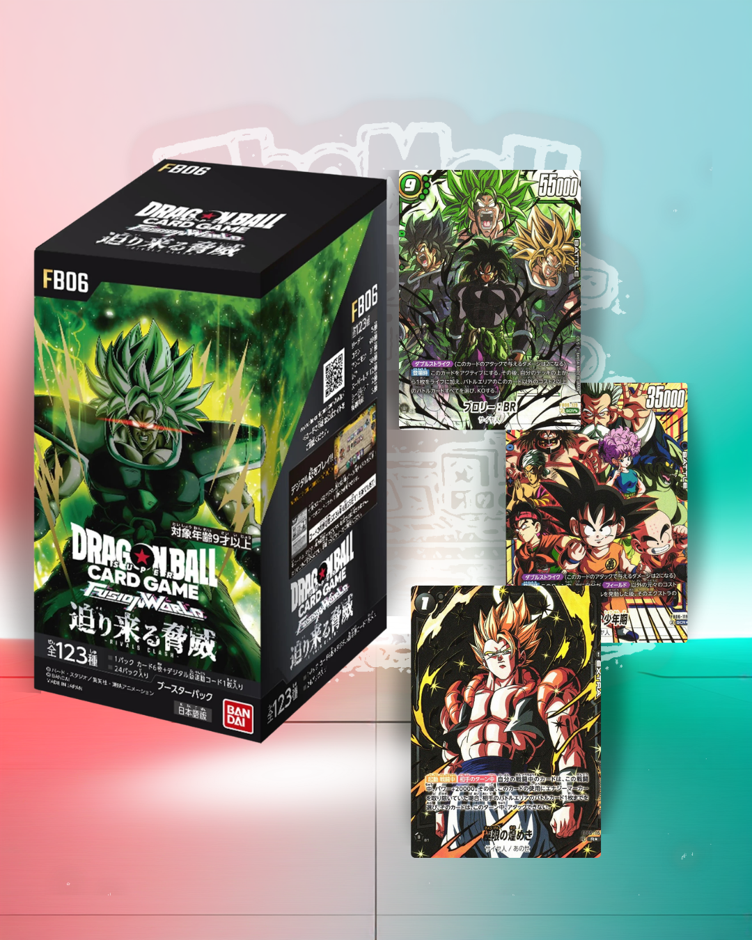 FB06 Rivals Clash Japanese Booster Box Dragon Ball Fusion World Factory Sealed