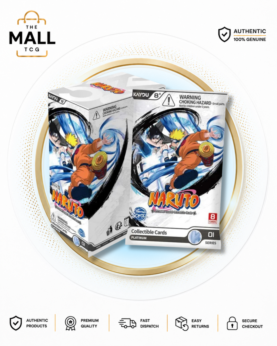 Naruto Smriti Heaven Scroll English Booster Box Factory Sealed 12 Booster Packs 8 Cards Per Pack